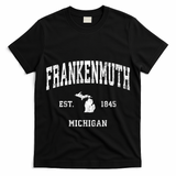 Frankenmuth Michigan Mi Vintage Established Athletic Sports Design T-Shirt