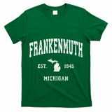 Frankenmuth Michigan Mi Vintage Established Athletic Sports Design T-Shirt
