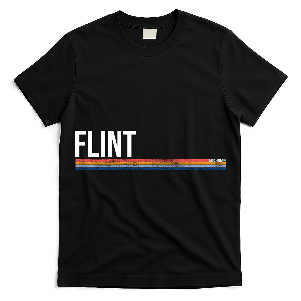 Flint Michigan Retro T-Shirt