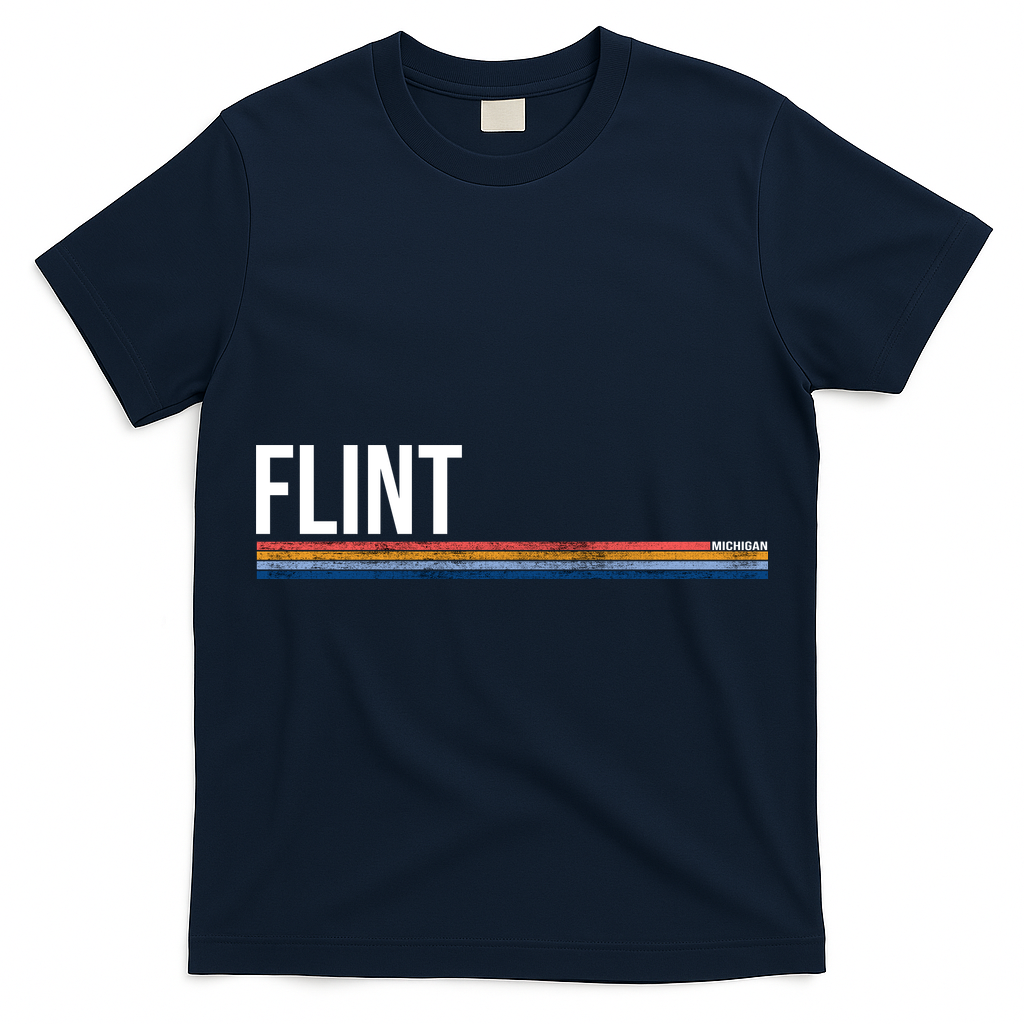Flint Michigan Retro T-Shirt