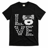 Funny Miniature Schnauzer Gift Miniature Schnauzer Lovers T-Shirt - Black