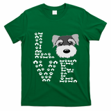 Funny Miniature Schnauzer Gift Miniature Schnauzer Lovers T-Shirt - Irish Green