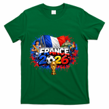 FRANCE North America Soccer Tournament 2026 T-Shirt - Green