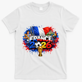 FRANCE North America Soccer Tournament 2026 T-Shirt - White