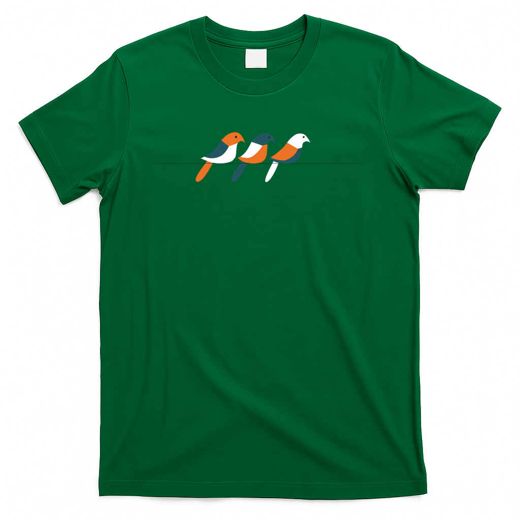 Flock of bird - Green
