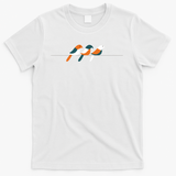 Flock of bird - White