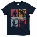 Father Of Cats Cat Lovers Cat Dad Fabulous T-Shirt