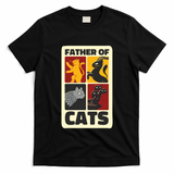 Father Of Cats Funny T-Shirt