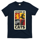 Father Of Cats Funny T-Shirt