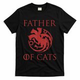 Father Of Cats Funny Cat Lover Kitten Dad Kitty T-Shirt