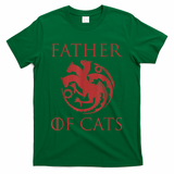 Father Of Cats Funny Cat Lover Kitten Dad Kitty T-Shirt