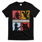 Father Of Cats Cat Lovers Cat Dad Fabulous T-Shirt