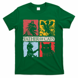 Father Of Cats Cat Lovers Cat Dad Fabulous T-Shirt
