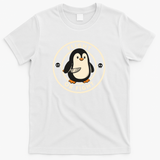 Flight or Fight Funny Penguin by Tobe Fonseca - White