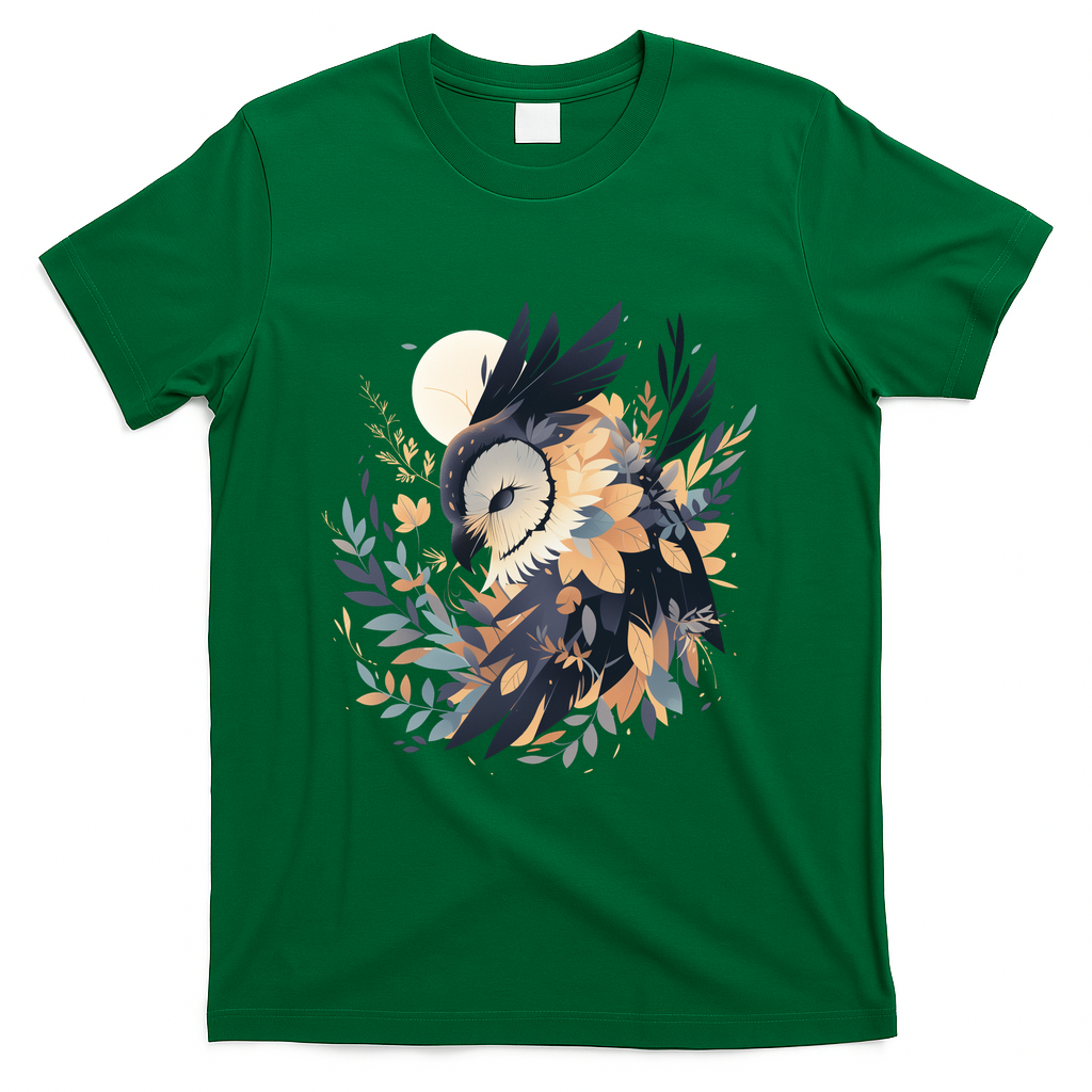 Flourishing Owl - Green