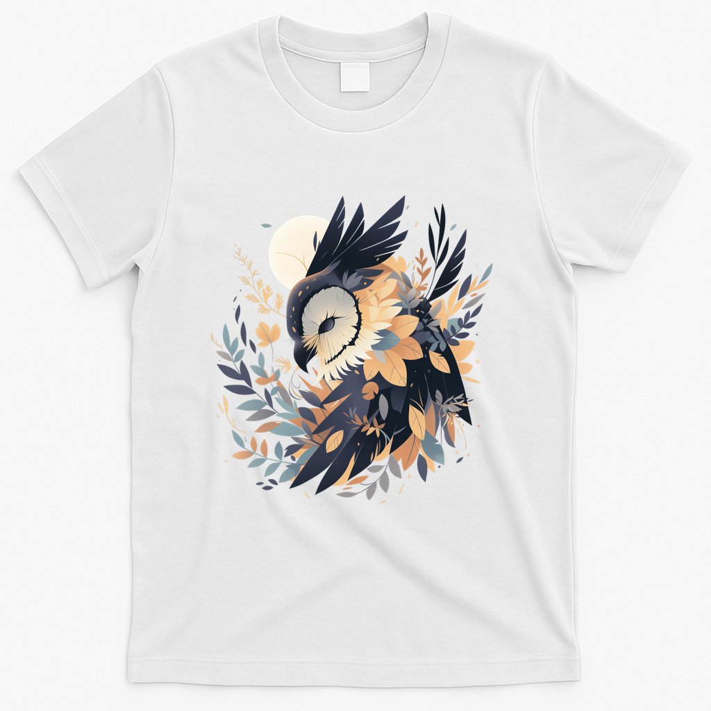 Flourishing Owl - White