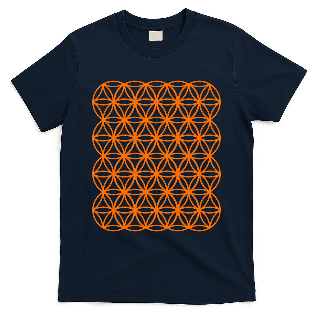 Flower of Life - Navy