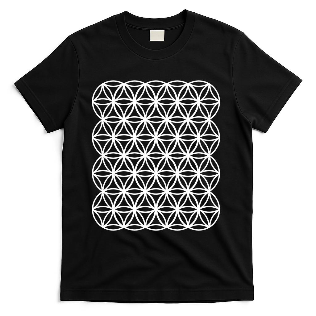 Flower of Life - Black and White version - Black