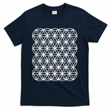 Flower of Life - Black and White version - Navy