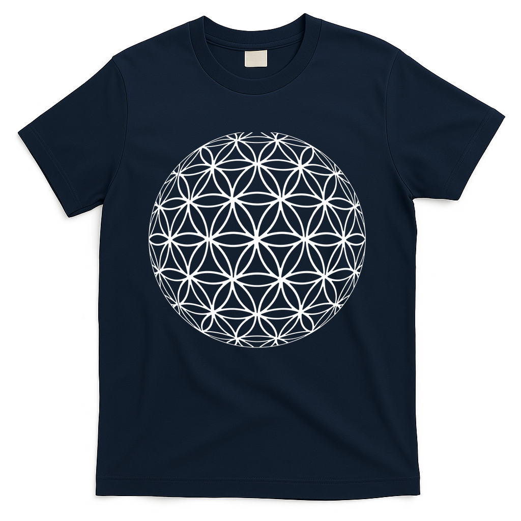 Flower of life orb - Navy