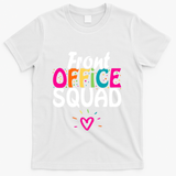 Front Office Squad Administrative Assistant School Secretary T-Shirt - White