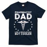 Funny Pharmacist Art For Dad School Pharmacy Technicians T-Shirt - Navy