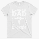 Funny Pharmacist Art For Dad School Pharmacy Technicians T-Shirt - White
