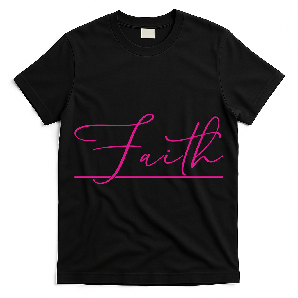 Faith Pink Christian T-Shirt