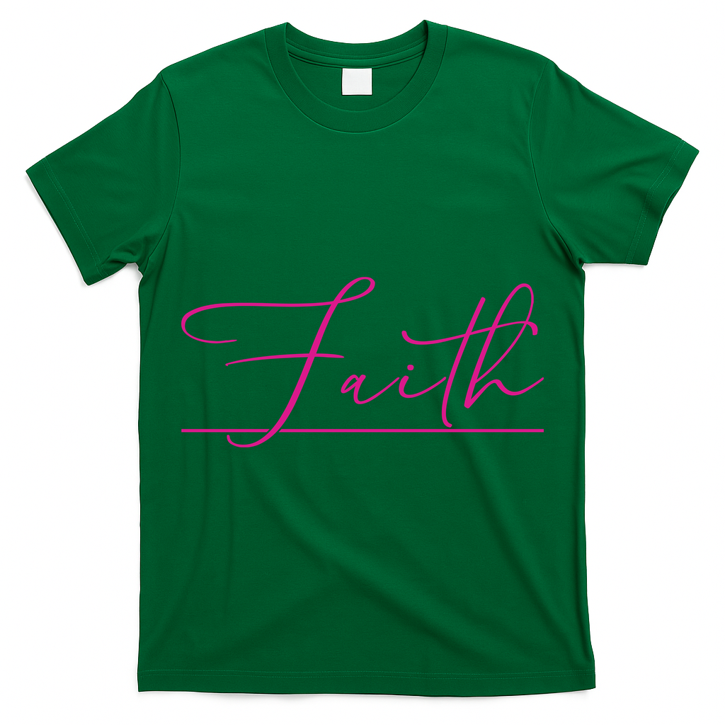Faith Pink Christian T-Shirt