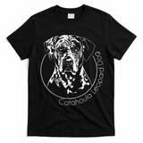 Funny Proud Catahoula Leopard Dog Portrait Gift Present T-Shirt - Black