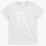 Funny Proud Catahoula Leopard Dog Portrait Gift Present T-Shirt - White