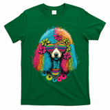 Funny Poodle Dog Miniature Poodle Toy Poodle Hippie T-Shirt - Irish Green