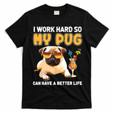 Funny Pug Shirts Pug Lover Gifts T-Shirt - Black