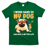 Funny Pug Shirts Pug Lover Gifts T-Shirt - Irish Green