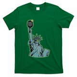 Funny Pickleball Statue Of Liberty  T-Shirt