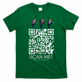 Funny Qr Scan Me President Qr Trump Dancing Hat Christmas T-Shirt - Irish Green