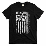 Funny Qr Scan Me President Trump 4547 Trump Dancing Code T-Shirt - Black
