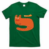 fluffy red cat - Green