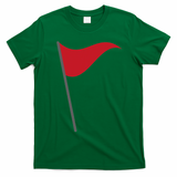Funny Red Flag Warning Halloween Costume T-Shirt - Irish Green