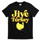 Funny Retro Jive Thanksgiving Turkey T-Shirt - Black