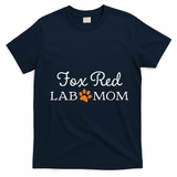 Fox Red Lab Mom Labrador Retriever T-Shirt - Navy Blue
