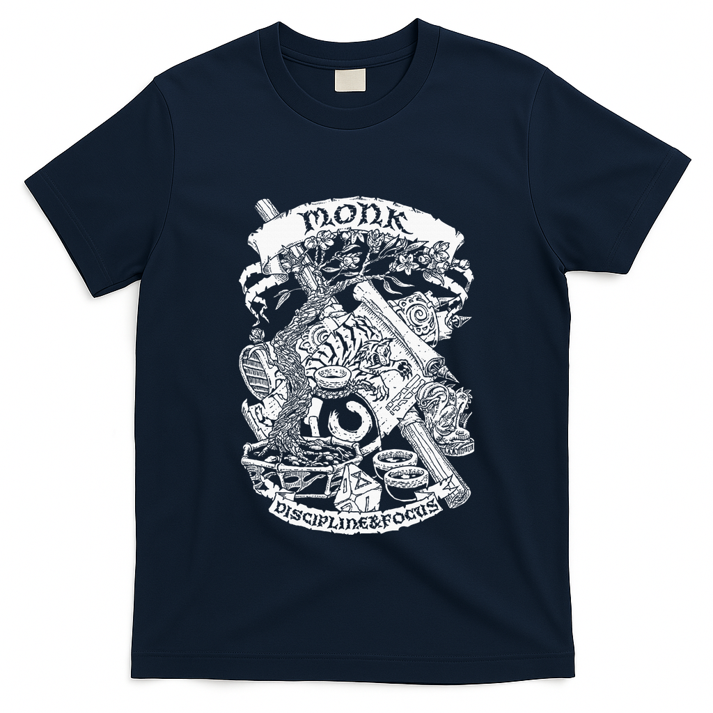 Fantasy Role Playing Game Monk T-Shirt