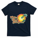 Funny Retro Thicc Boy Summer T-Shirt - Navy