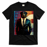 Funny Retro Vintage Election Vote Dog T-Shirt - Black