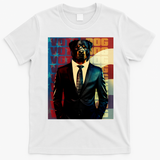 Funny Retro Vintage Election Vote Dog T-Shirt - White