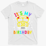 Funny School 30th Birthday Party School Bus Teacher Student T-Shirt - White
