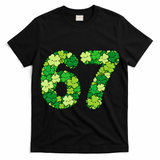 Funny Shamrock 67 St Patrick's Day 6-7 Meme T-Shirt