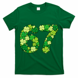 Funny Shamrock 67 St Patrick's Day 6-7 Meme T-Shirt