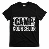 Funny Summer Camp Counselor Staff Director Teacher T-Shirt - Black