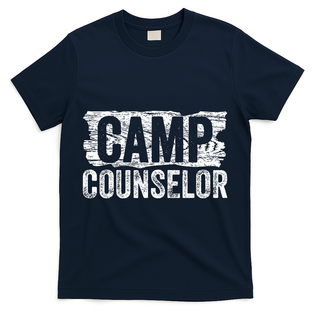 Funny Summer Camp Counselor Staff Director Teacher T-Shirt - Navy